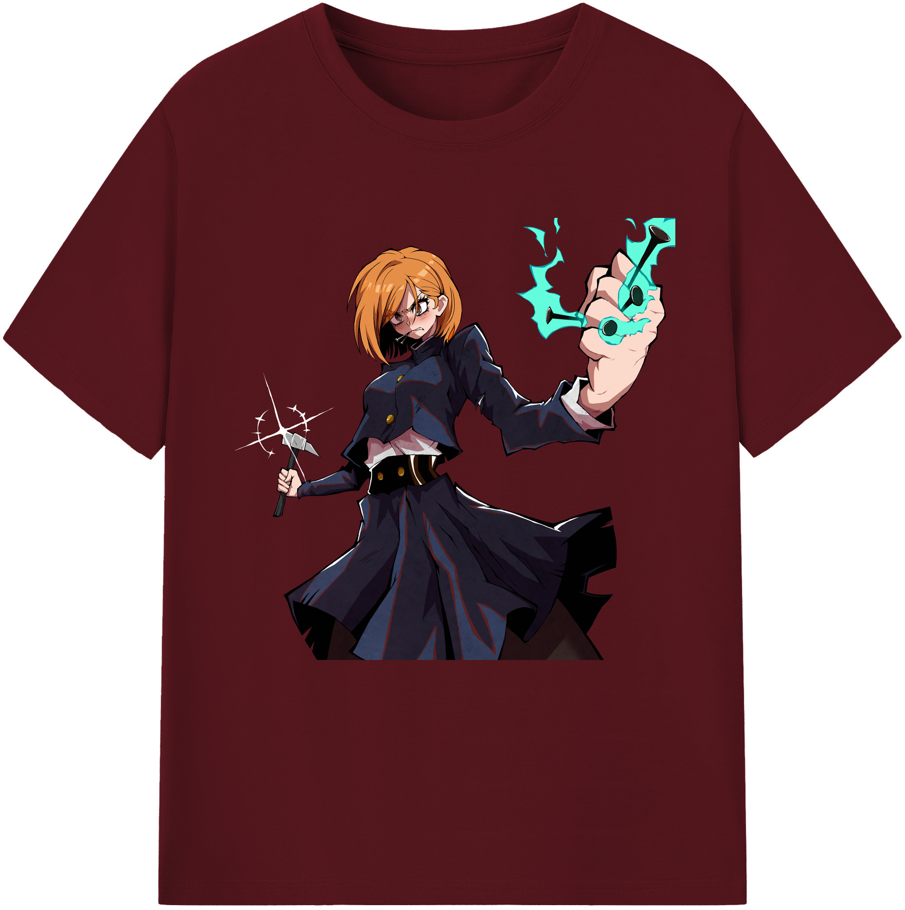 （画像用） 呪術廻戦 Jujutsu Kaisen 綿100％半袖Tシャツ（フロントプリント）